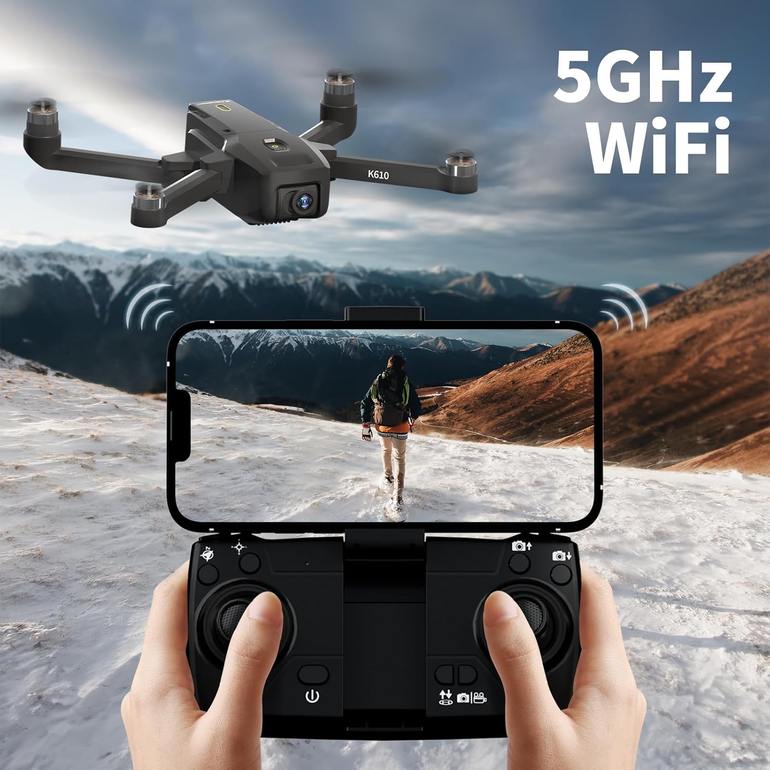 Detalle 2 de Drone Profesional DJI con Cámara 4K, GPS y Seguimiento