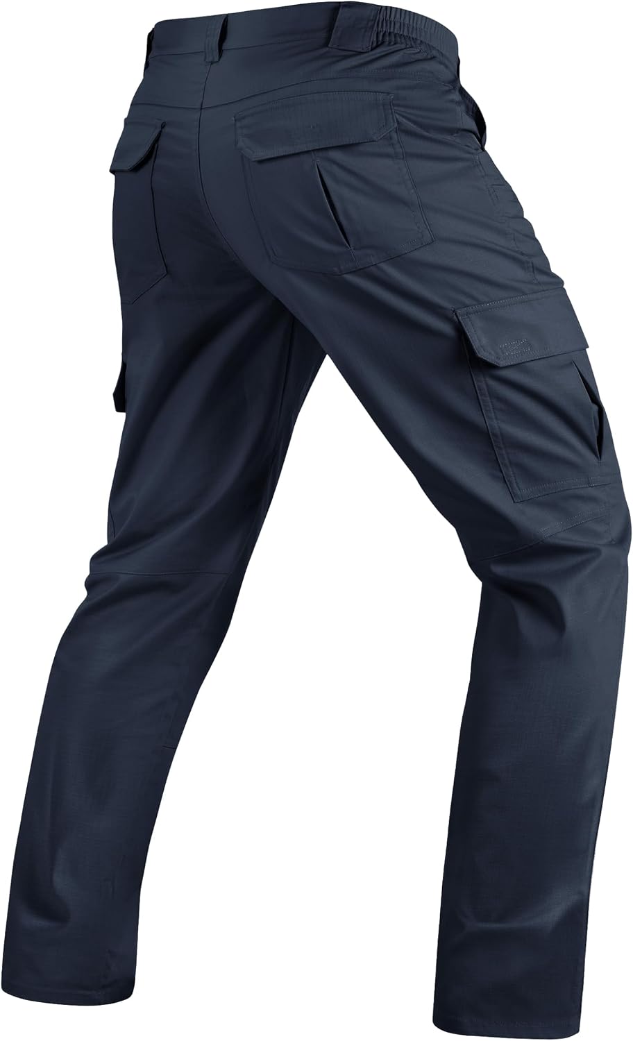 Detalle de TACVASEN Men’s Tactical Cargo Pants (Water Resistant Ripstop) with 8 Pockets for Work, Hiking & EDC