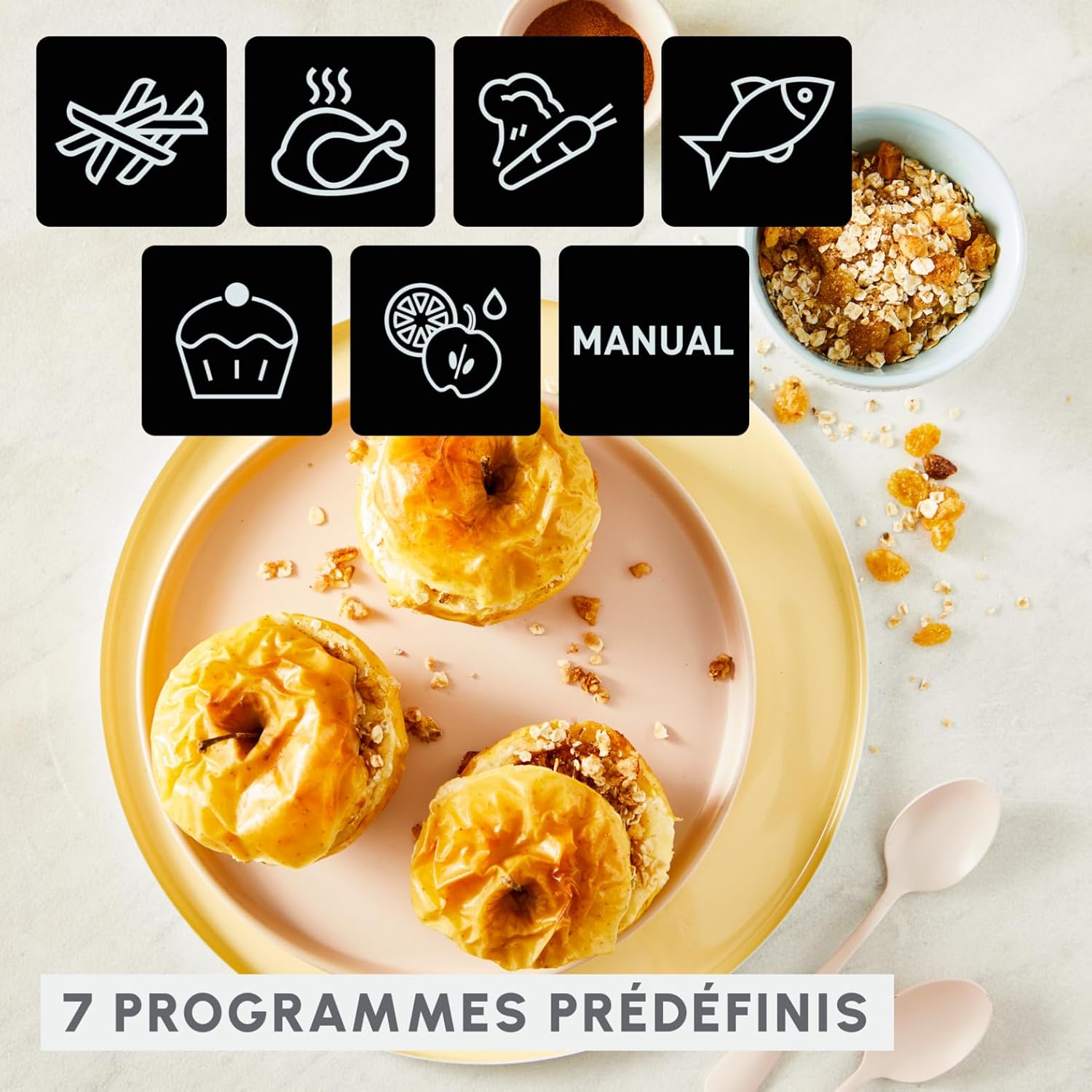 Thumbnail 4 de Moulinex air fryer deux compartiments YY5545FB