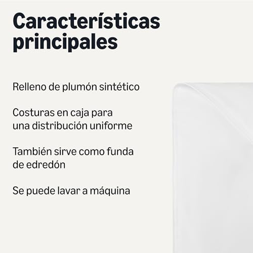 Thumbnail 1 de Amazon Basics Relleno Nórdico Hipoalergénico 80x135 cm 🛏️