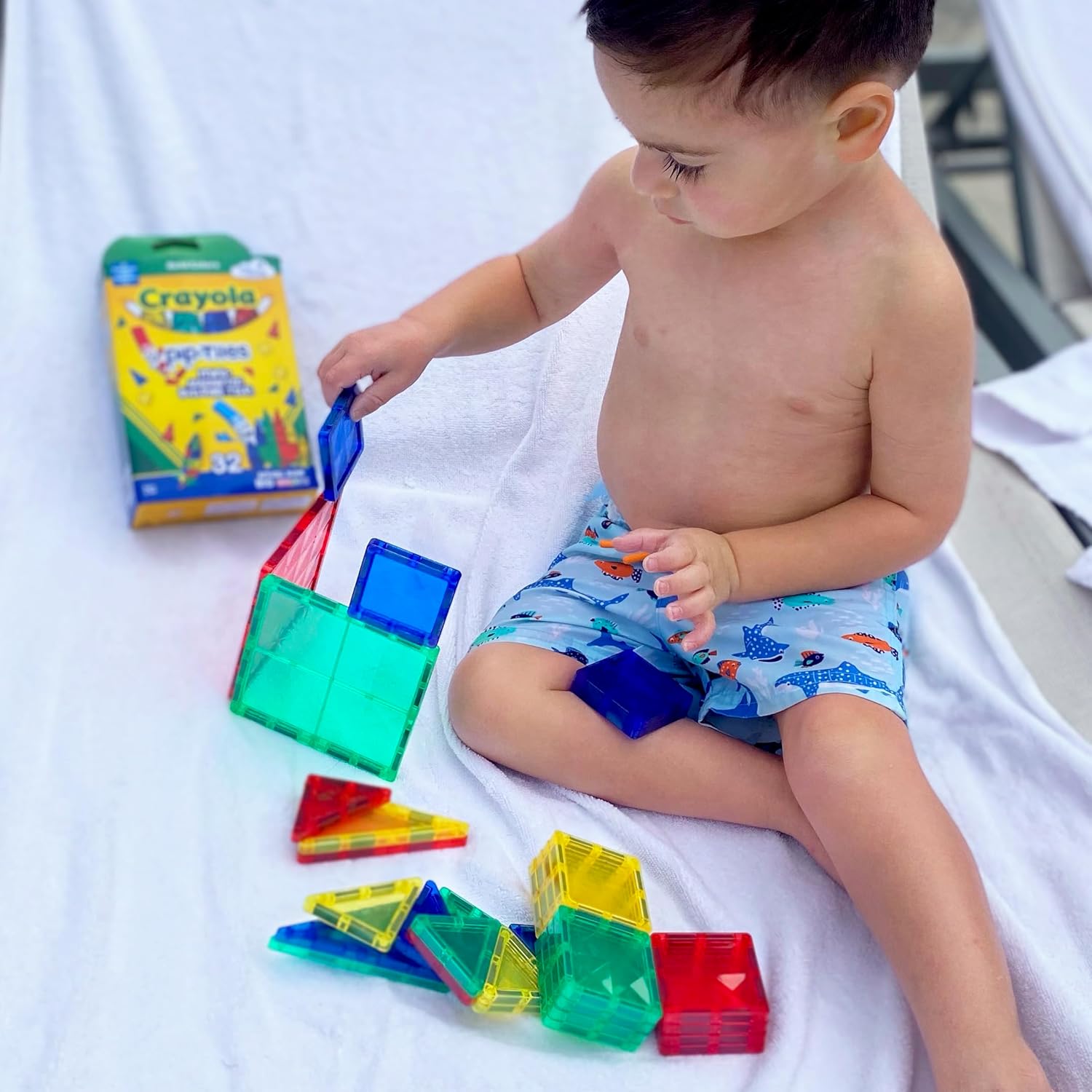 Thumbnail 2 de CreateOn Crayola Mini Magnetic Tiles 24pc 🧩