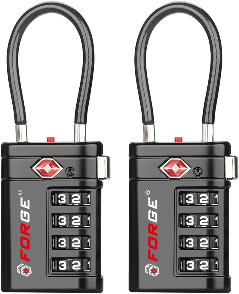Detalle de Forge TSA locks 4-digit combination
