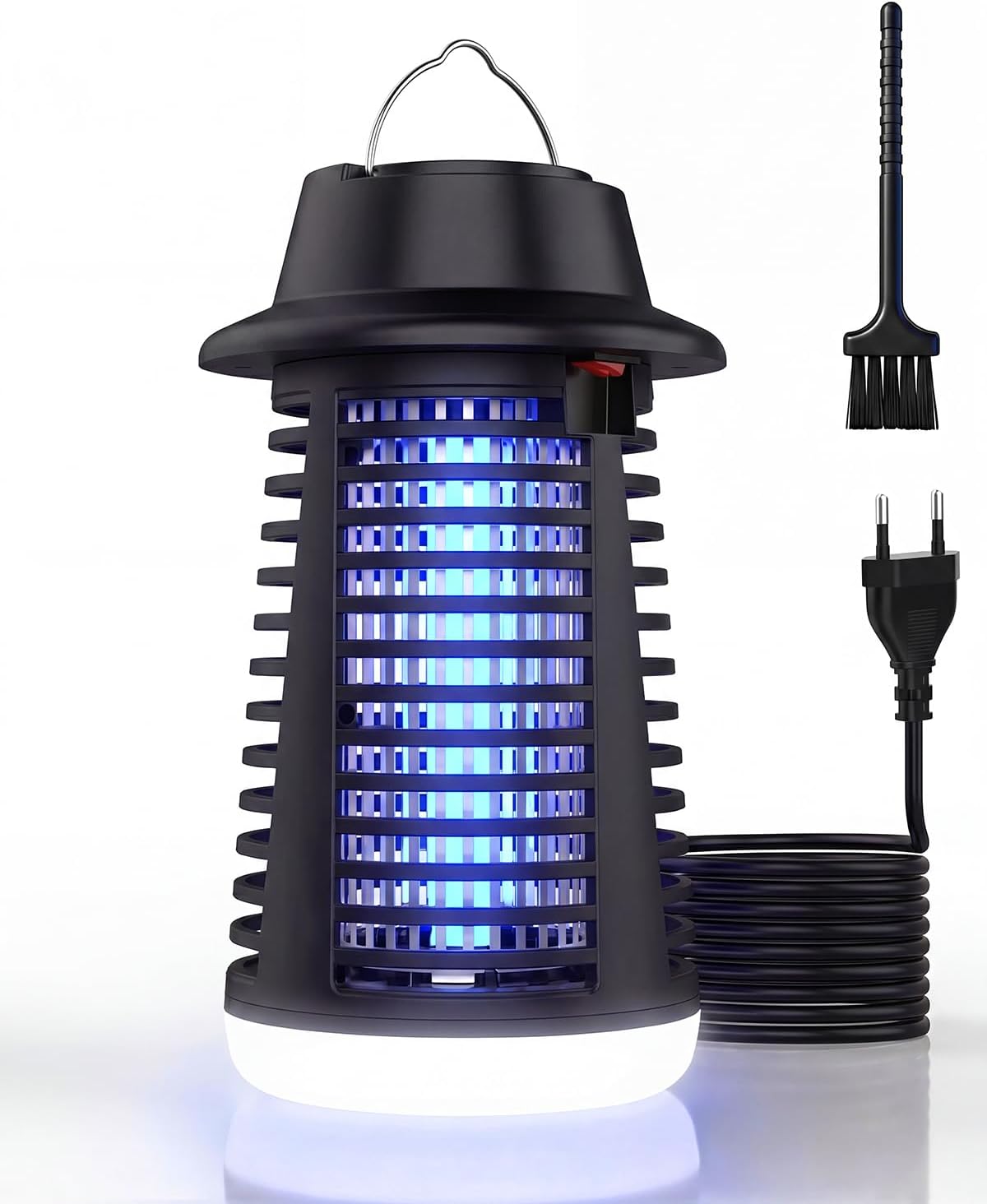 Detalle de Mata Mosquitos Eléctrico Molxss: Lámpara Antimosquitos para Interior y Exterior