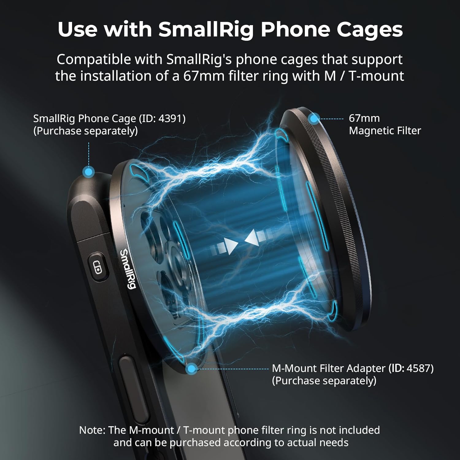 Thumbnail 5 de SMALLRIG 5-in-1 Objektivfilter 67 mm
