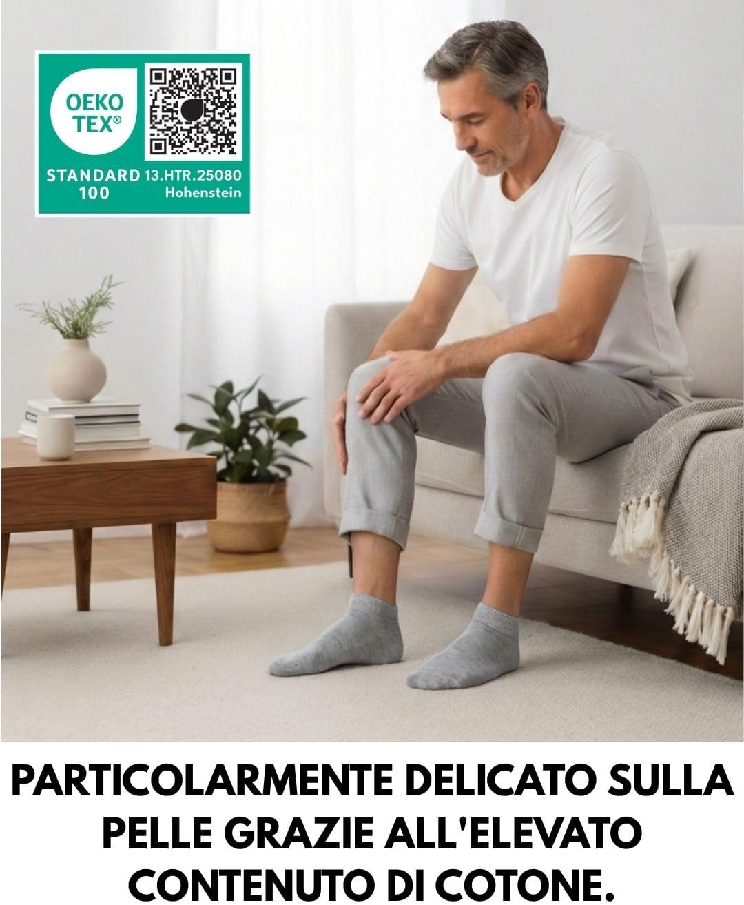 Thumbnail 6 de Sockenkauf24: 10 paia di calzini da ginnastica per diabetici, senza elastico e cuciture