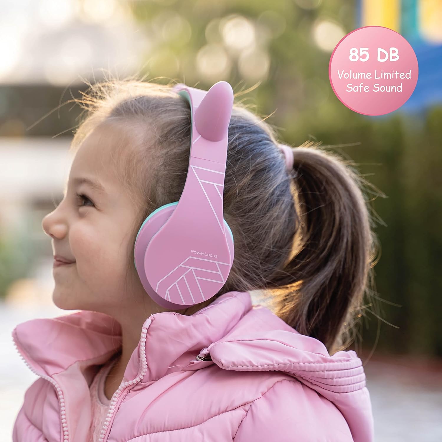 Thumbnail 4 de PowerLocus P2 Kids wireless headphones 85 dB