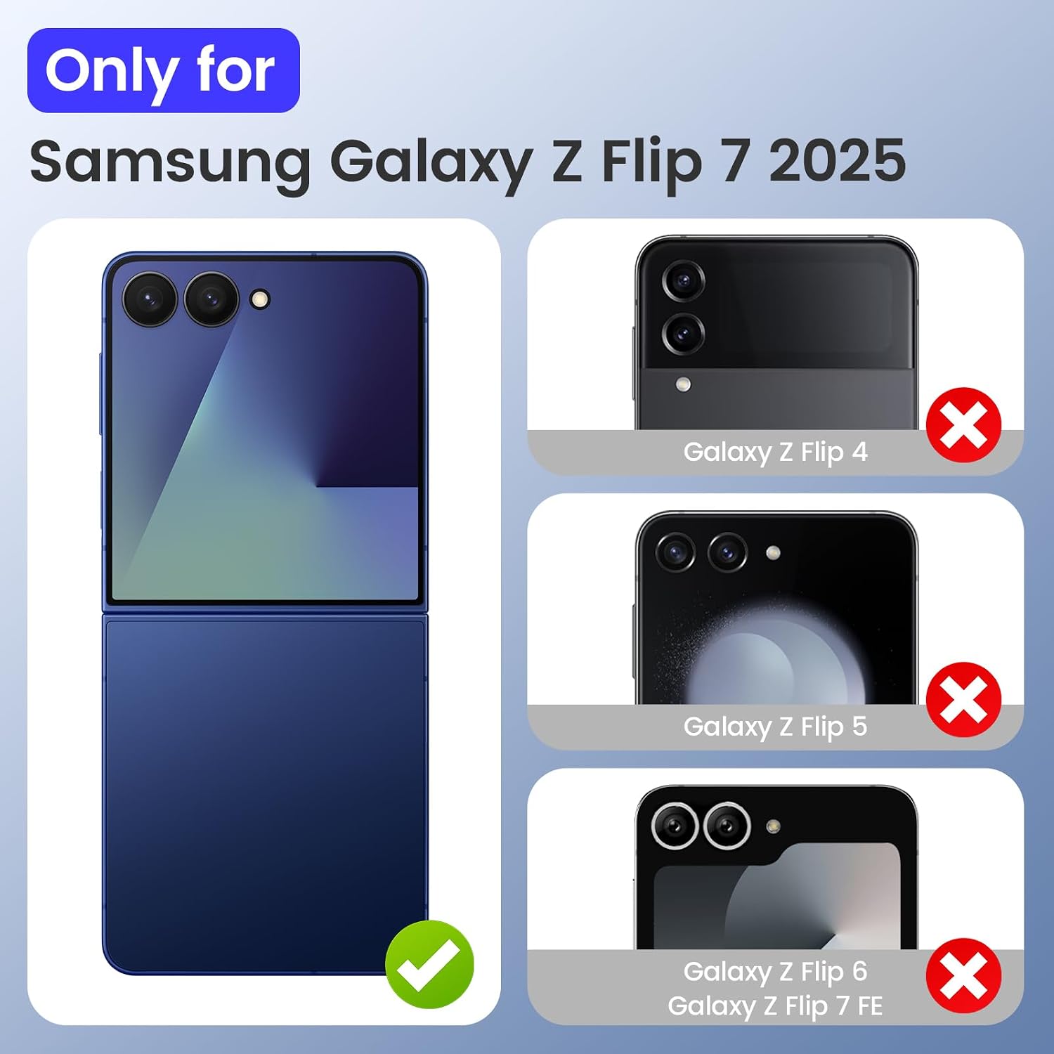 Thumbnail 1 de VEGO Galaxy Z Flip 7 Case with Screen Protector