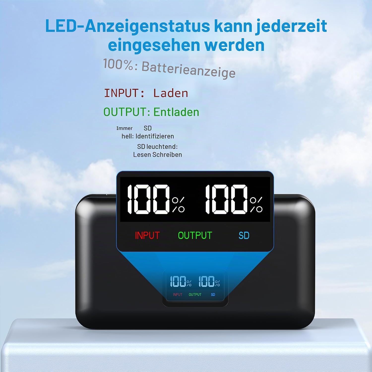 Detalle 2 de NB-10L Multifunktionales Akku-Ladegerät (inkl. zwei NB-10L Akkus) kompatibel mit Canon G15, SX40HS, G16, SX50HS, G1X, SX60HS, G3X, PC1817, PC1518, PC1674, PC1680