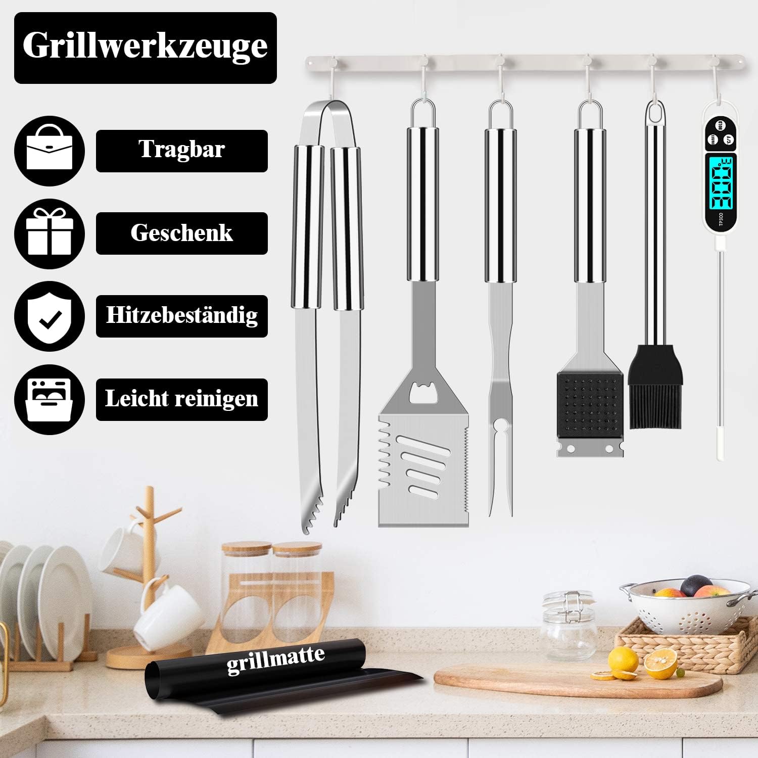 Thumbnail 5 de Grilliance Set 26 accessori barbecue