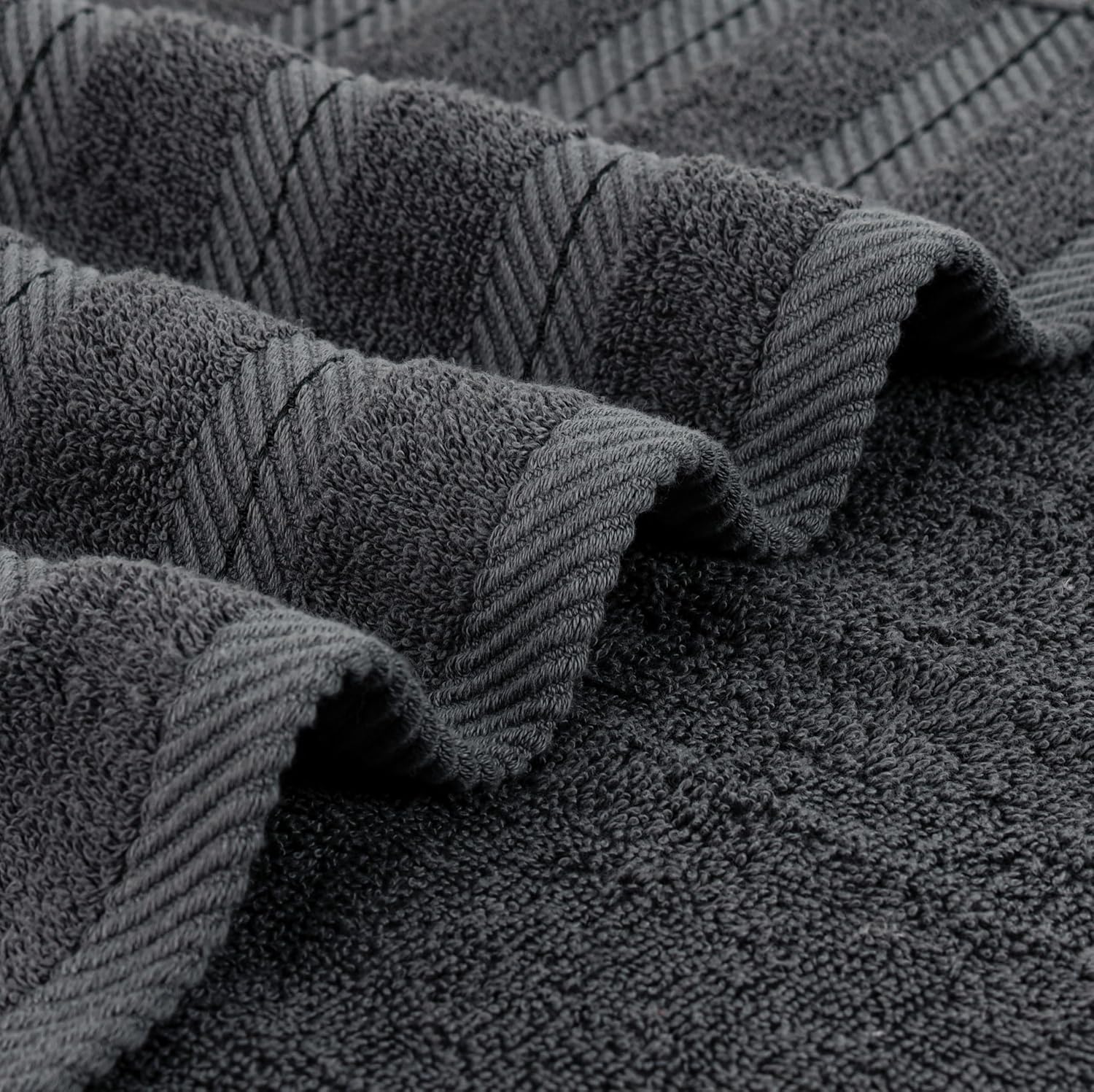 Detalle de Utopia Towels UT01197US XL Bath Towels, 30 x 60 in, 100% Cotton, Grey