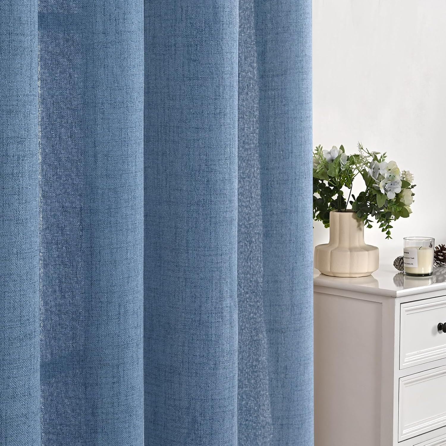 Detalle 1 de YoungsTex Light-Filtering Curtains, 42 x 54 Inches