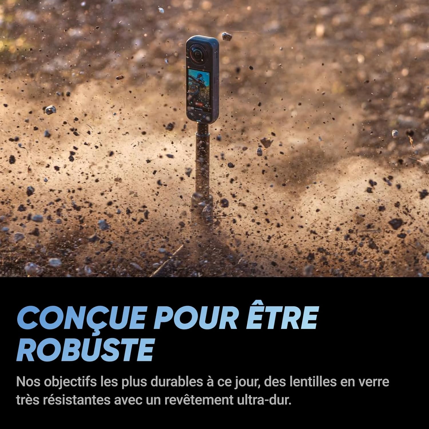 Thumbnail 4 de Insta360 X5 Pack Visite virtuelle – Photo 360º HDR 72 MP, Perche invisible 114 cm, Trépied et Batterie 2400 mAh