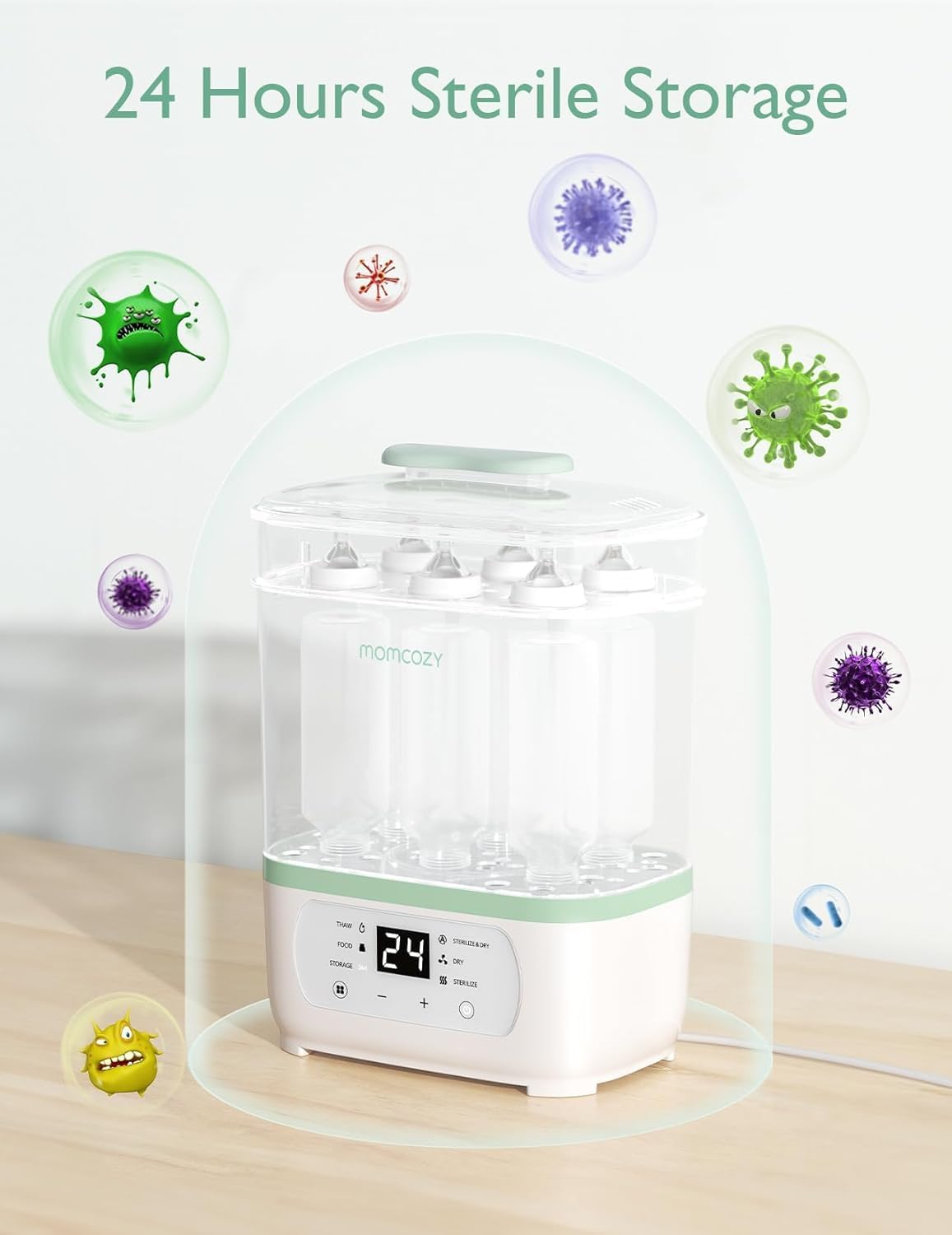 Thumbnail 4 de Momcozy 8-in-1 Steam Sterilizer and Dryer for Bottles