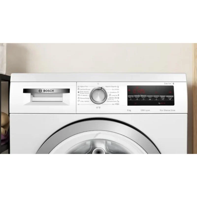 Detalle 2 de Bosch WUU24T65ES: Lavadora 9 kg con Pausa y Carga, 1200 rpm, clase D