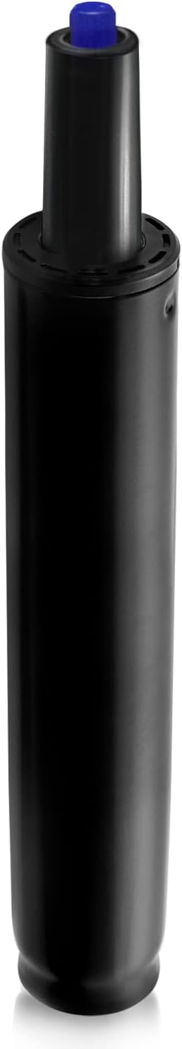 Detalle de Extra Lang Gasdruckfeder (Gesamtlänge 355–555 mm) für Barhocker & Drehstuhl, Klasse 4, 50 mm Ø – schwarz
