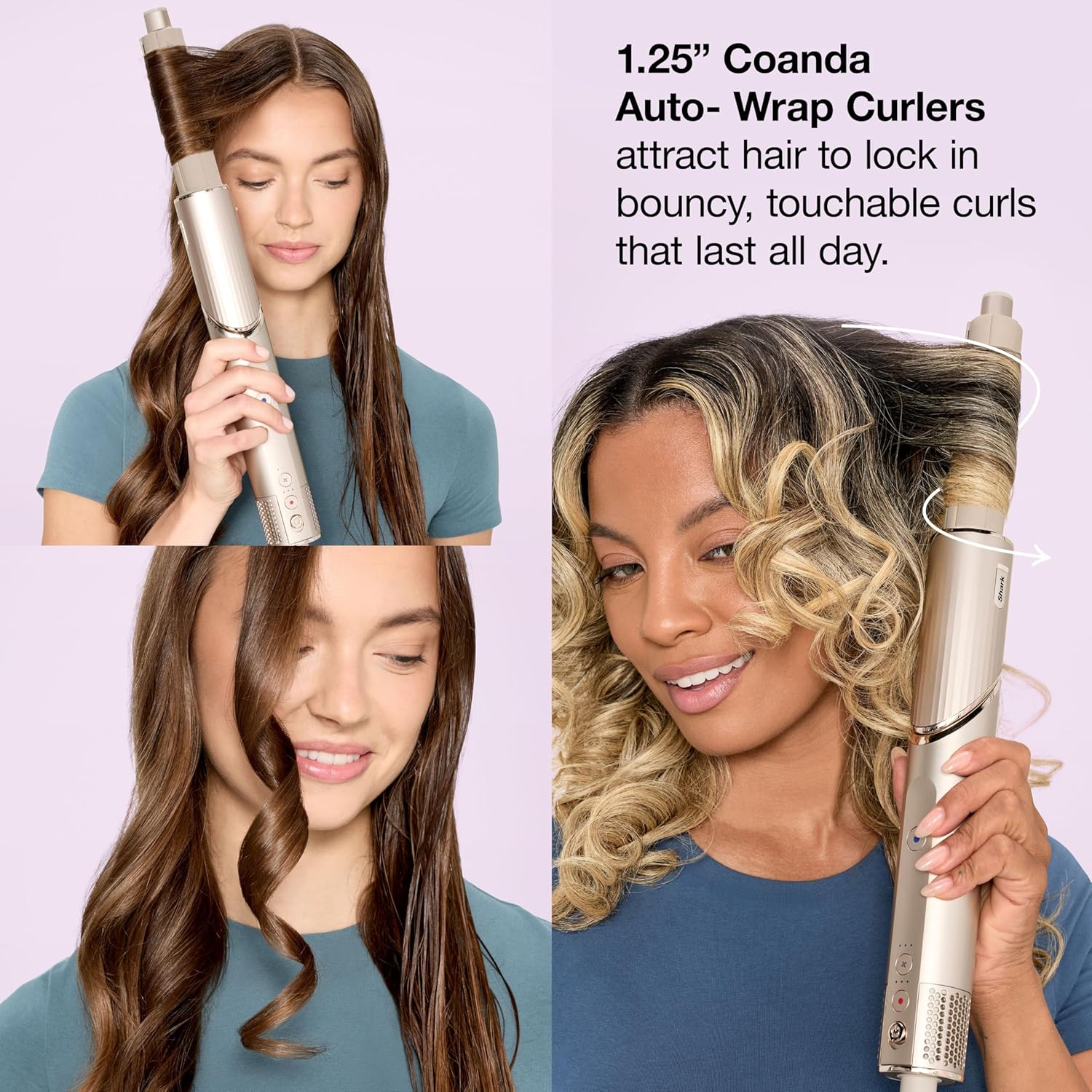 Thumbnail 6 de Shark FlexStyle Air Styling & Drying System (HD430) — multi-styler hair dryer brush with auto-wrap curlers