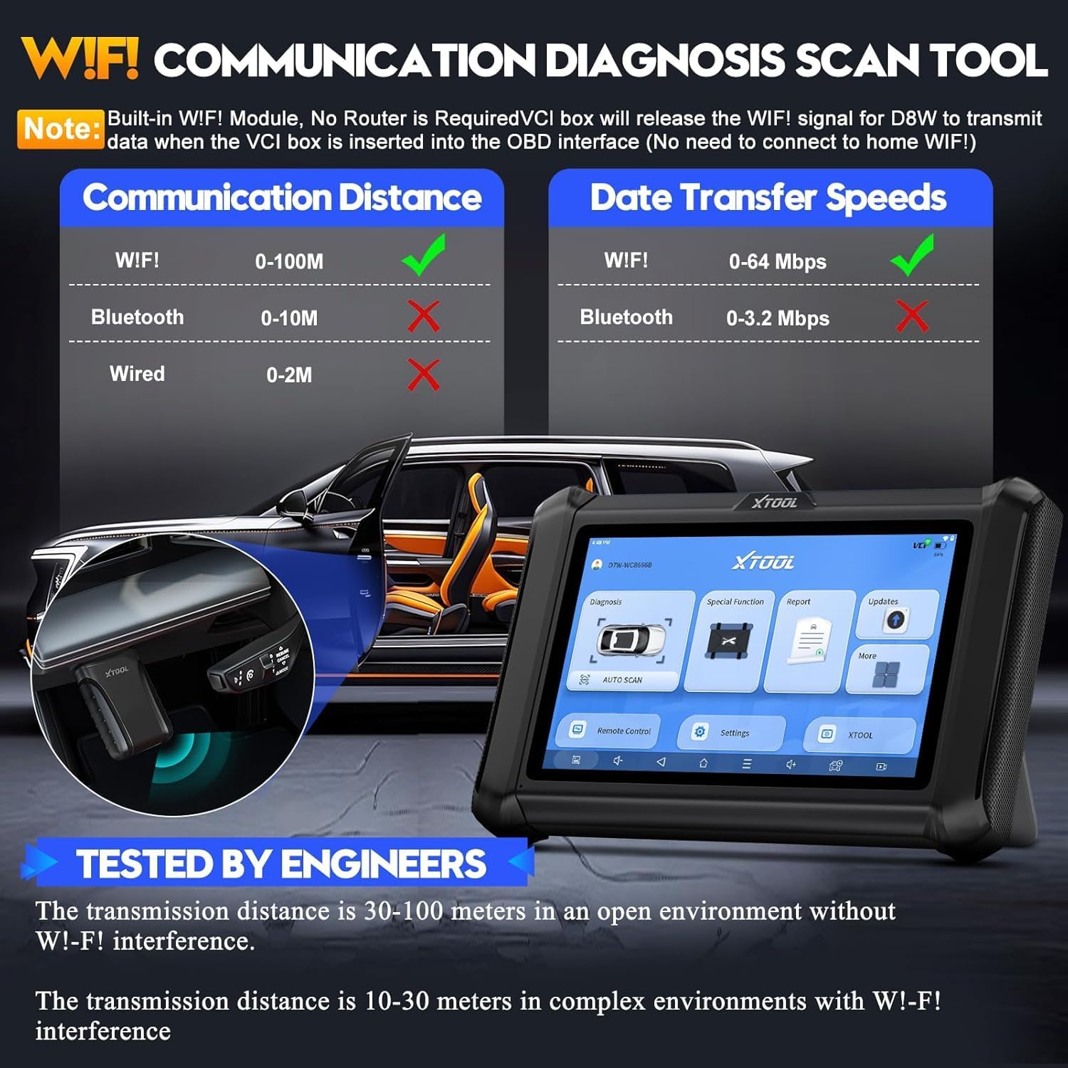 Detalle 2 de XTOOL D7W 2026 OBD2 Scanner