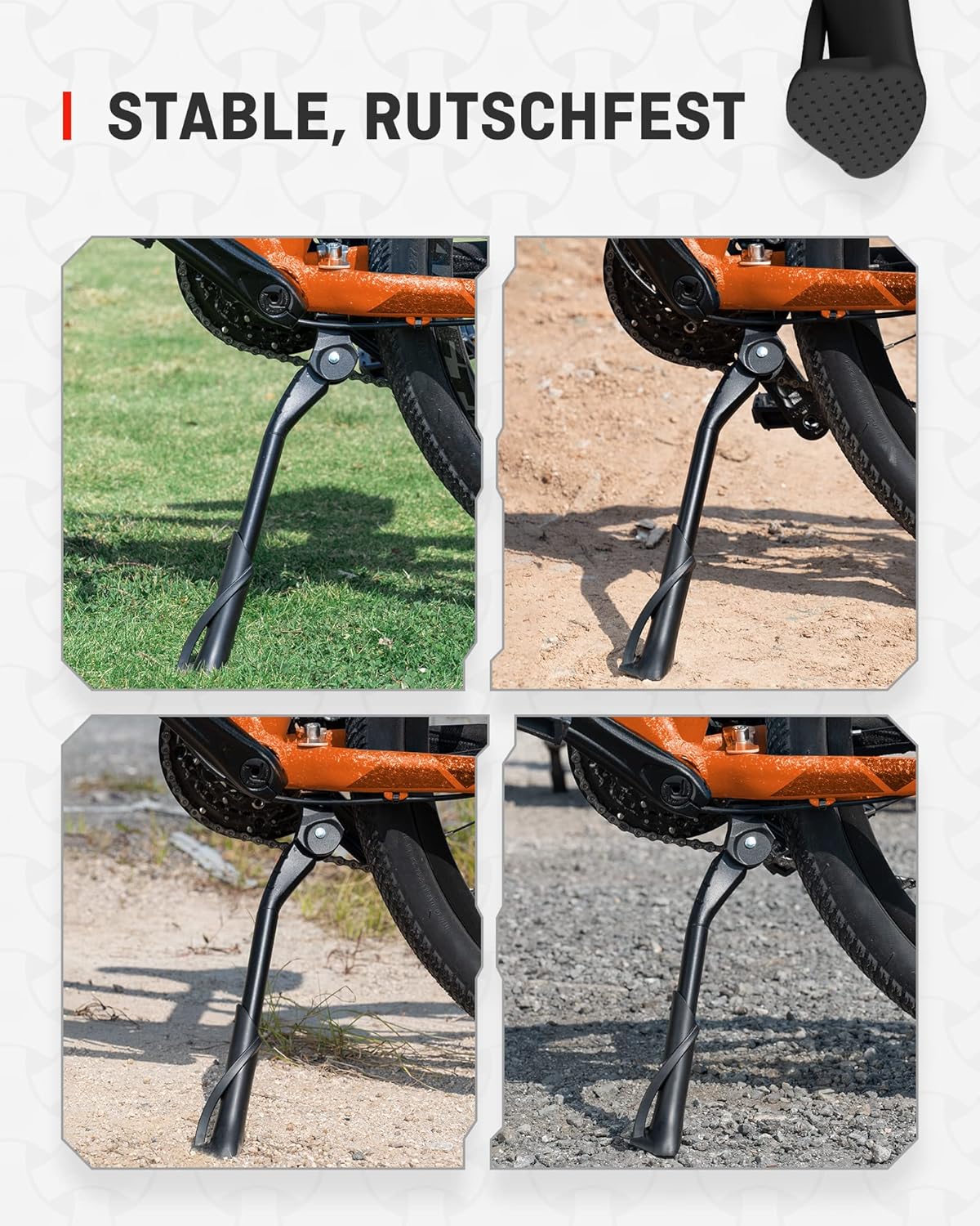 Detalle 2 de HENMI Fahrradständer 35 kg für 24 bis 29 Zoll
