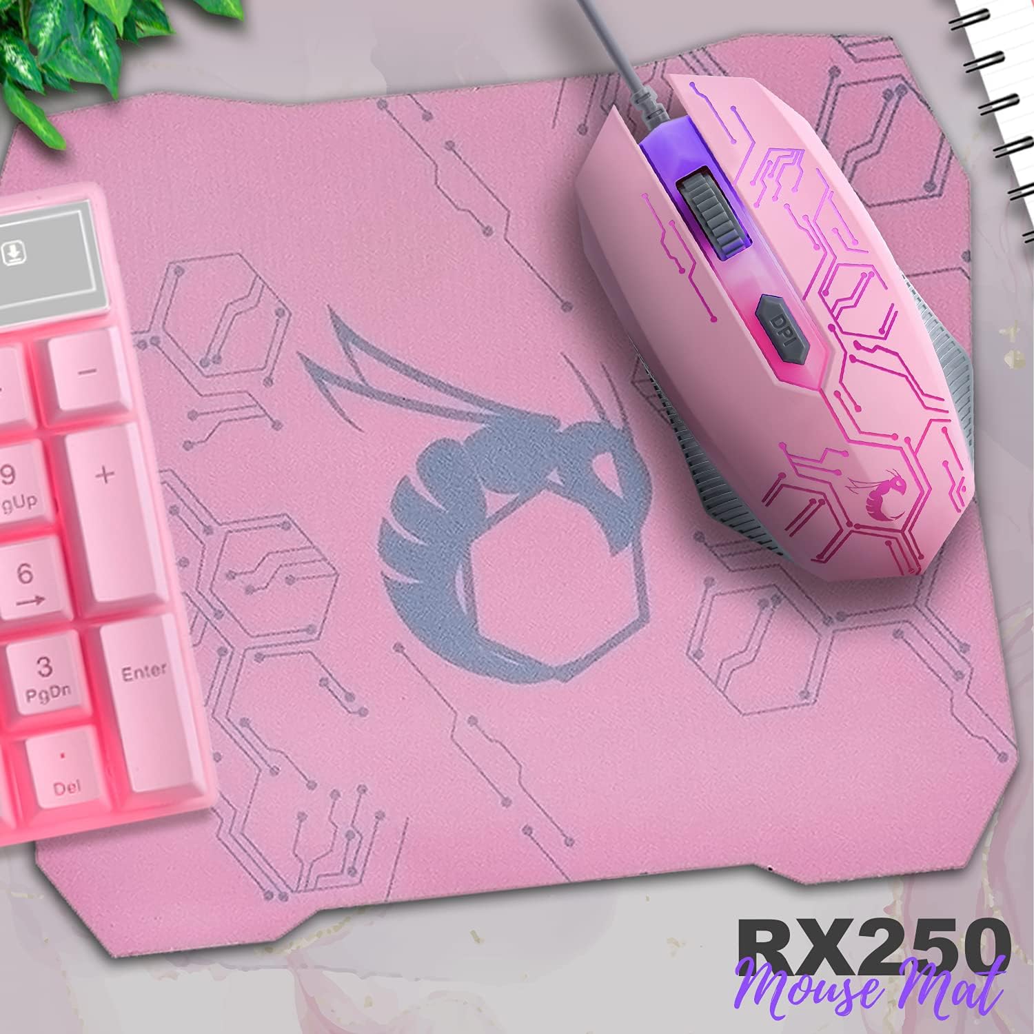 Thumbnail 5 de Hornet RX-250 4in1 pink gaming bundle