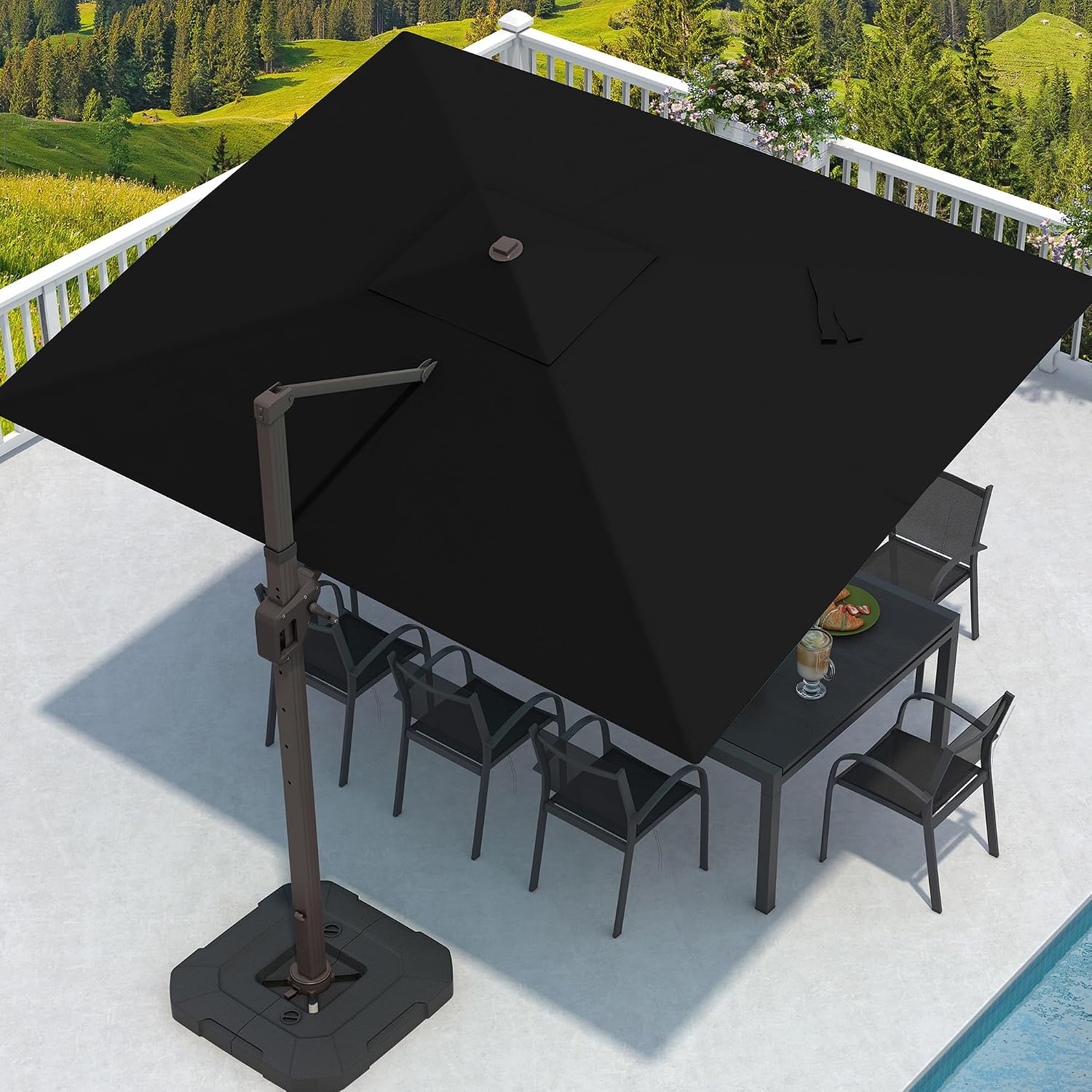 MPL Cantilever Patio Umbrella 9' x 12