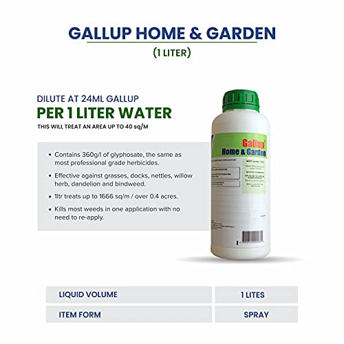 Thumbnail 2 de London Luxury 1L Gallup Home & Garden Super Strength Glyphosate Weedkiller