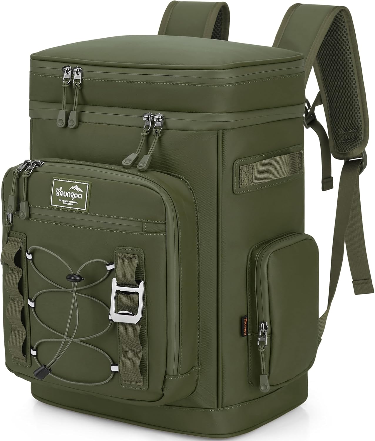 Detalle de Youngoa Sac à Dos Isotherme 30L – Glacière étanche pour pique-nique, camping et randonnée