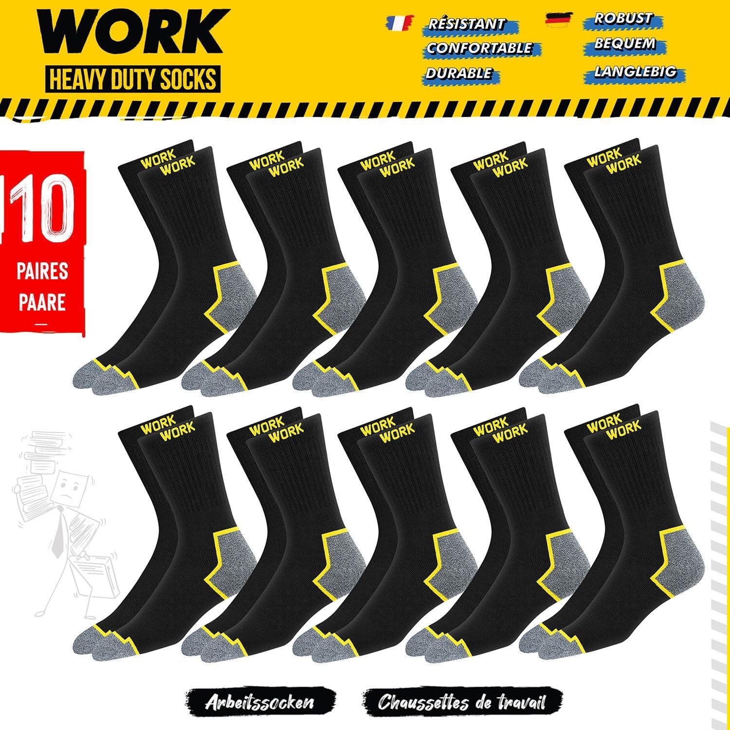 Thumbnail 1 de SOXCO WORK Socks 10 pares 43-46