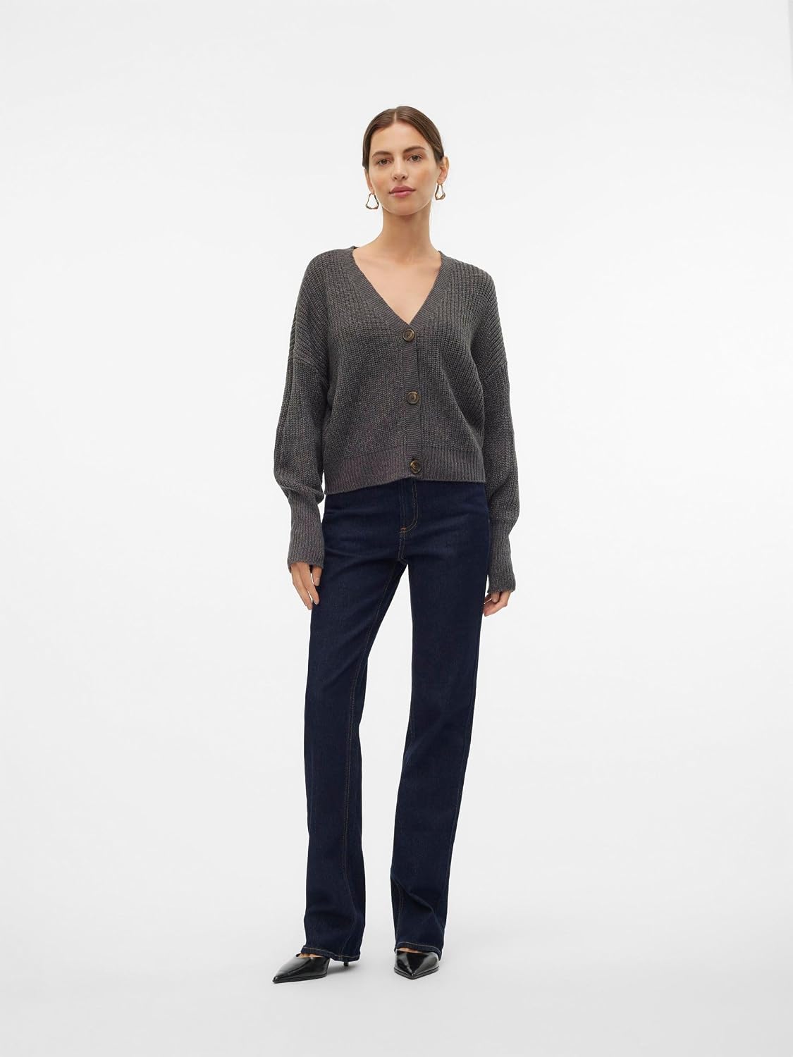 Detalle 2 de VERO Moda VMLEA Strickjacke 100% Acryl