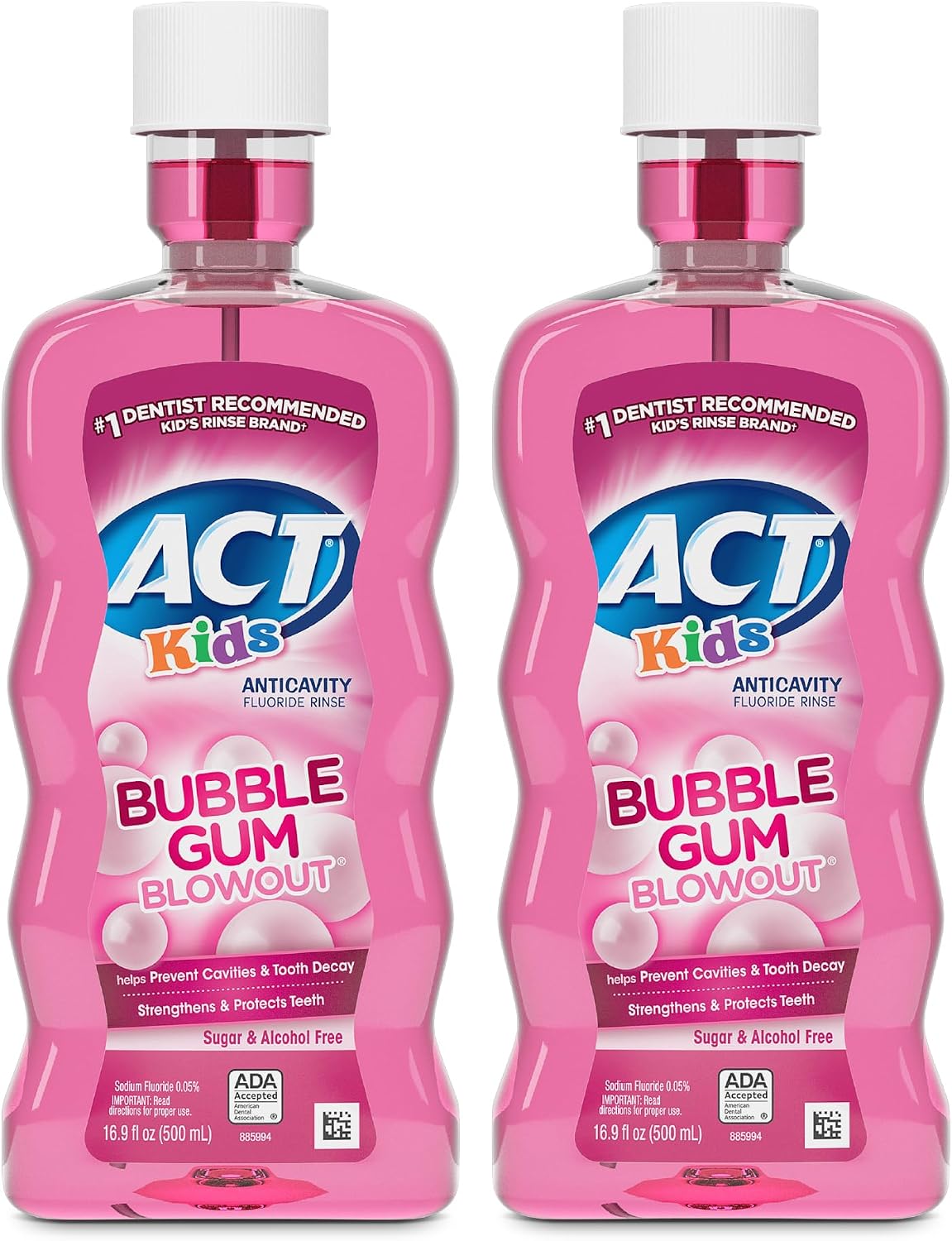 Detalle de ACT Kids Fluoride Mouthwash, 16.9 fl oz