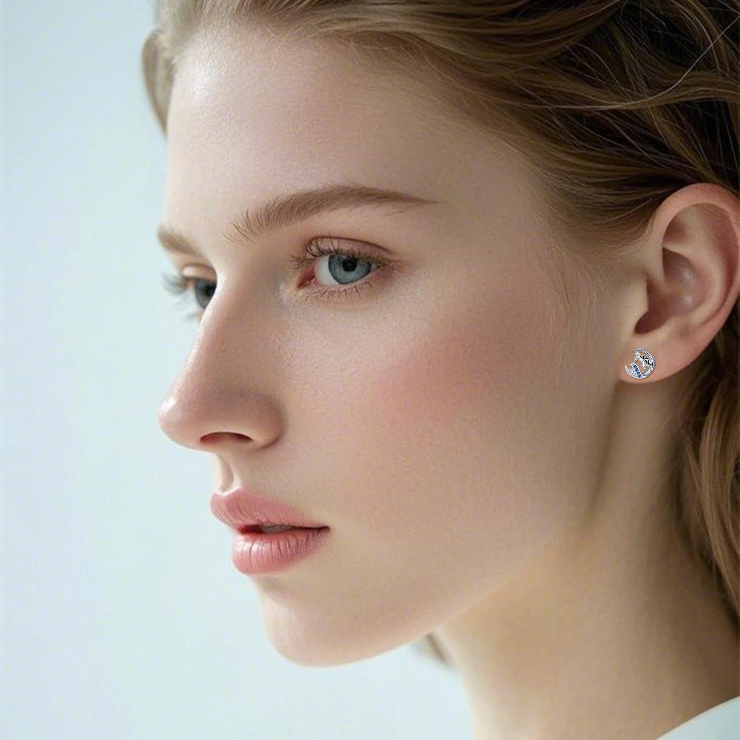 Detalle de BerriBling Boucles d'oreilles Tortue en argent sterling 925 – design élégant pour femmes et filles