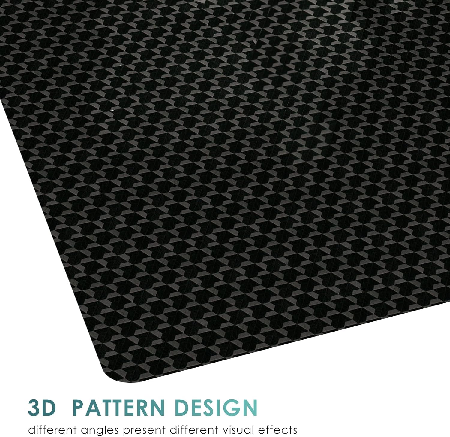 Detalle 2 de Vicwe 48 x 36-Inch PVC Office Chair Mat for Low-Pile Carpet with Studs