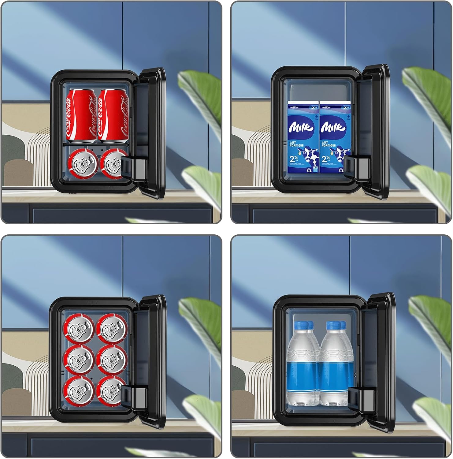 Detalle de Enventor Mini Fridge 4 Litre – Portable Cooler and Warmer (AC + 12V DC)