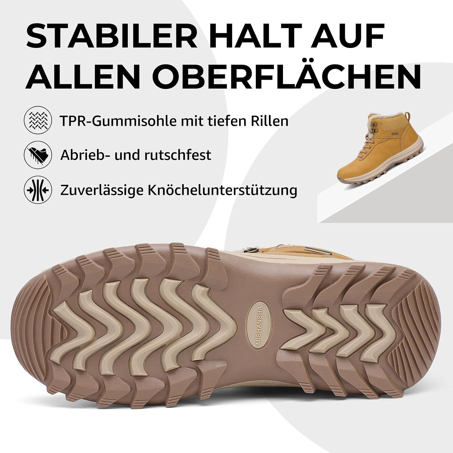 Thumbnail 5 de Mishansha Unisex Botines Nieve cálidos 36-48