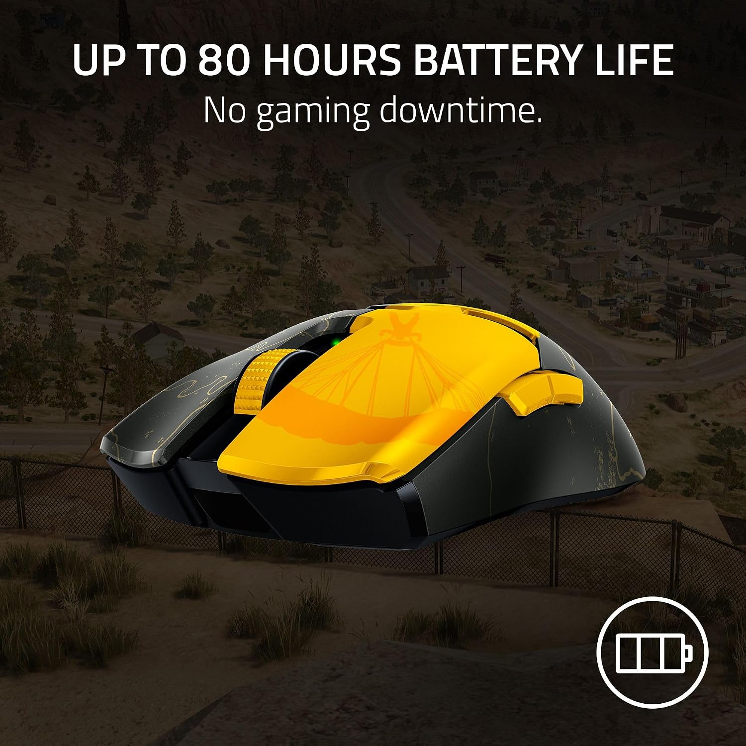 Detalle de Razer Viper V2 Pro: Ultra-Light Wireless Esports Mouse (PUBG Edition)