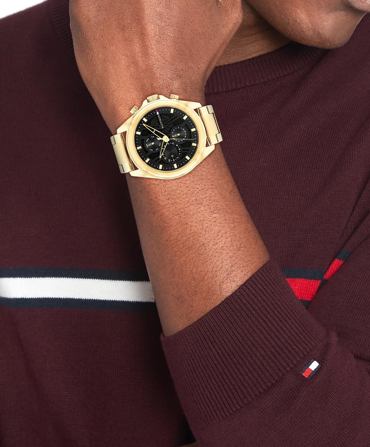 Thumbnail 3 de Tommy Hilfiger Multi Zifferblatt Quarz Uhr für Herren – Edelstahl- oder Lederarmband