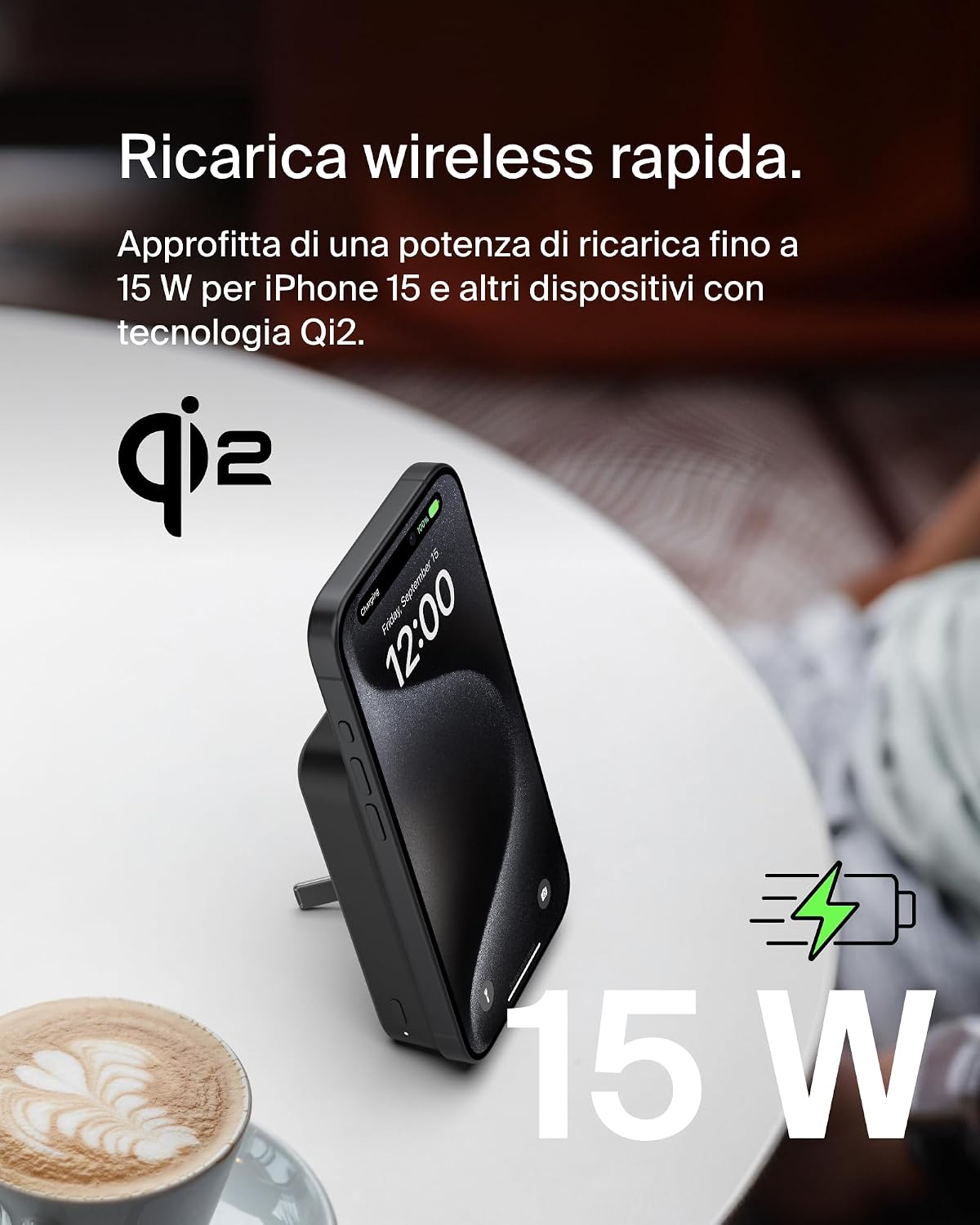 Detalle 2 de Belkin BoostCharge Pro 10.000 mAh power bank wireless