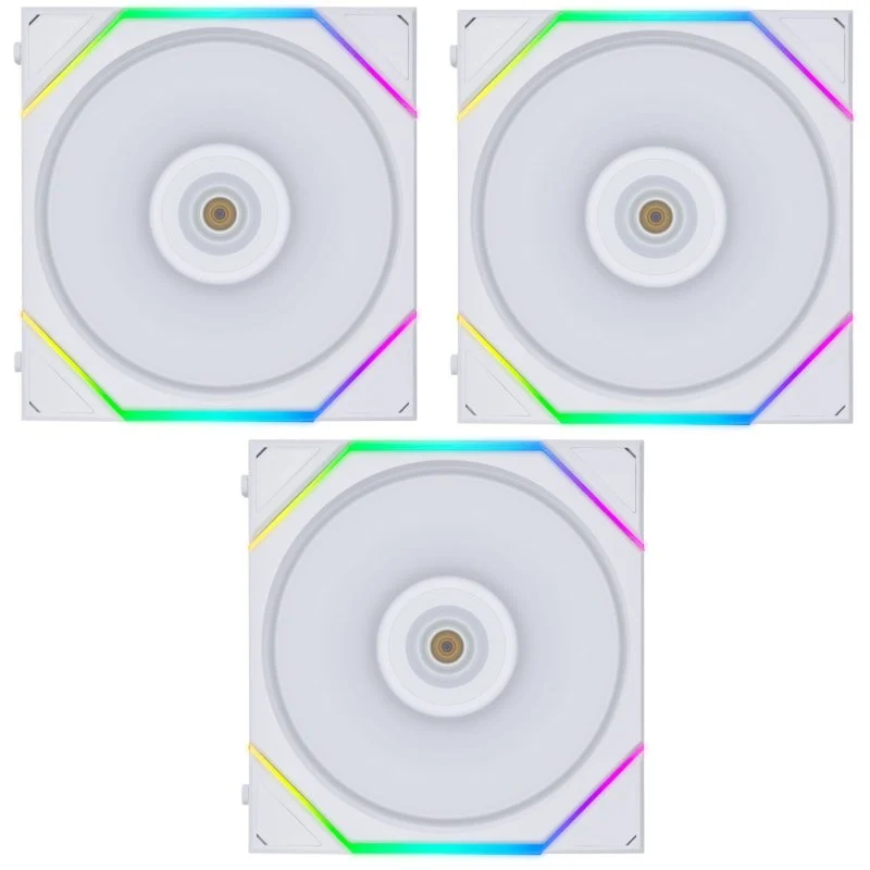 Detalle de Lian Li UNI FAN TL 120 RGB Kit (3 Ventiladores) — combinación de rendimiento, iluminación y gestión sin desorden