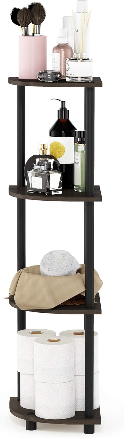 Thumbnail 3 de Furinno TURN-N-TUBE 4-Tier Corner Shelf