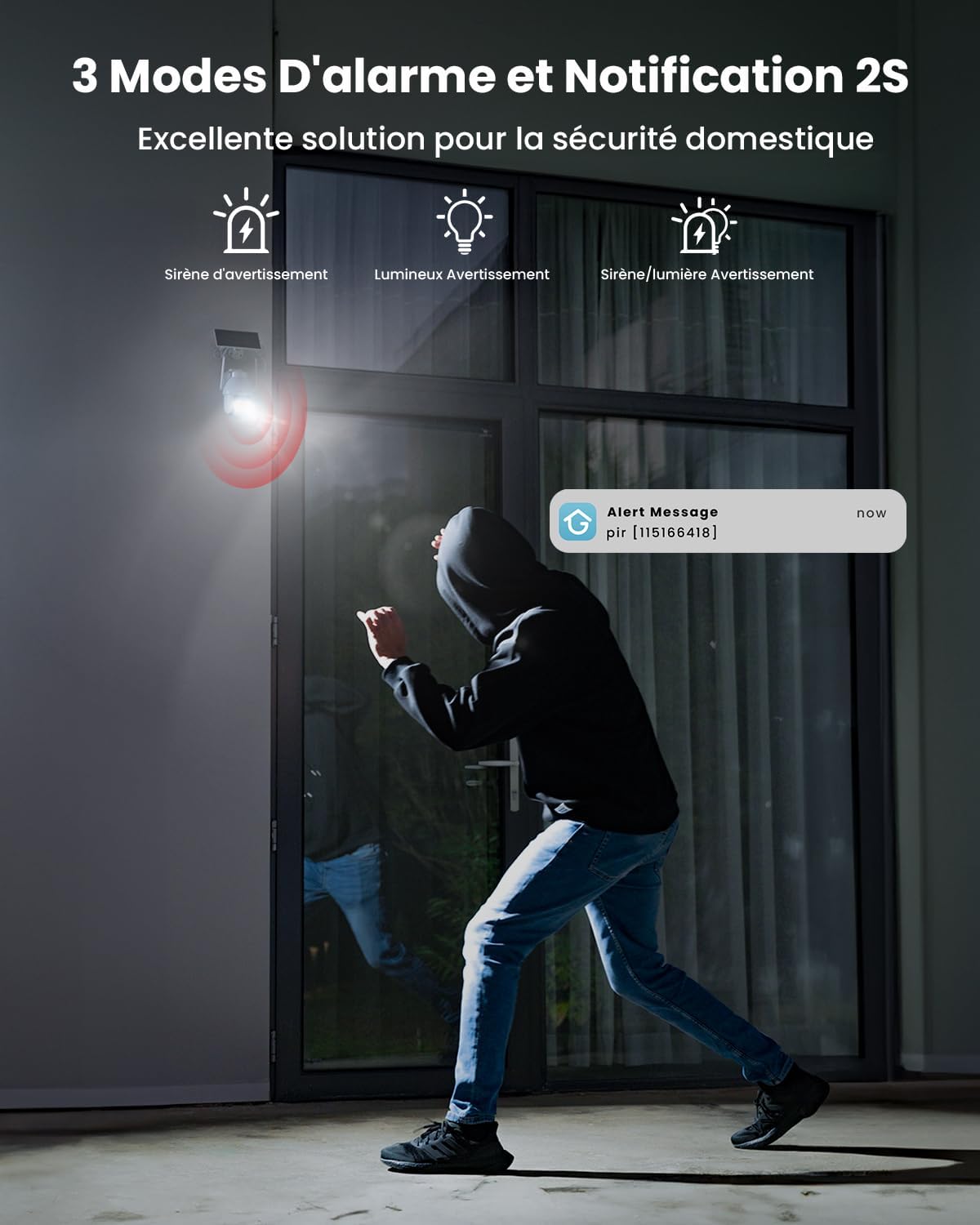 Thumbnail 6 de ieGeek 2K Caméra surveillance extérieure