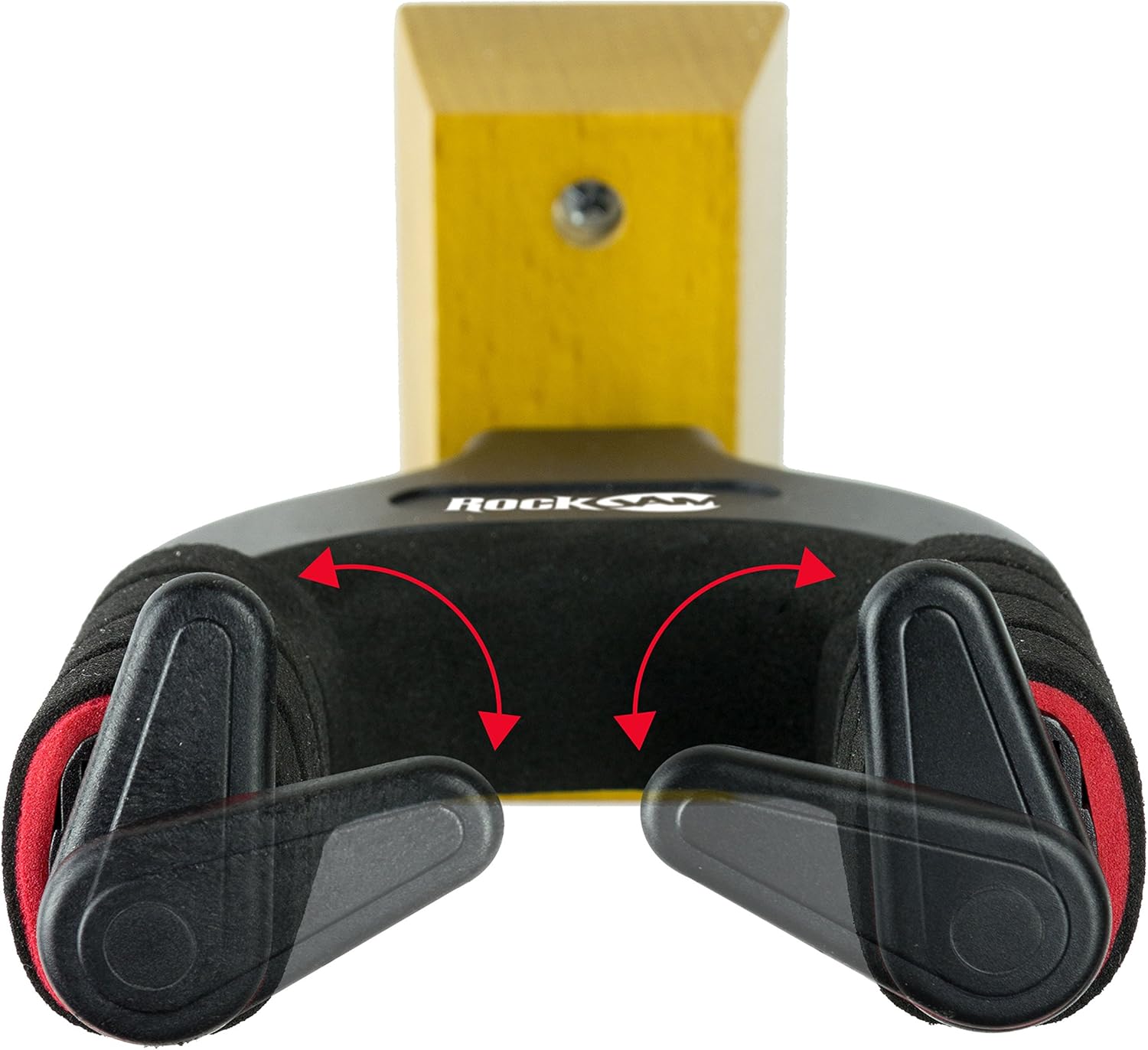 Thumbnail 2 de RockJam Colgador pared para guitarra con brazos acolchados, paquete doble 🎸