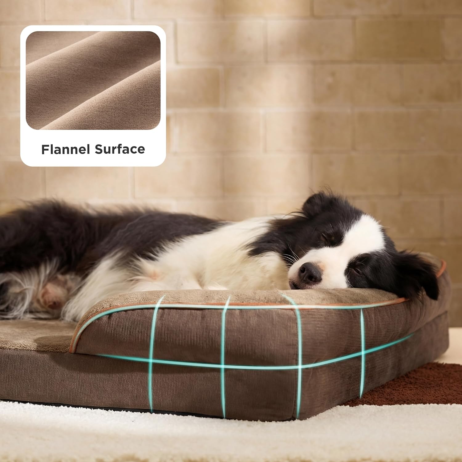 Detalle 2 de Bedsure Orthopedic Dog Bed 35-inch