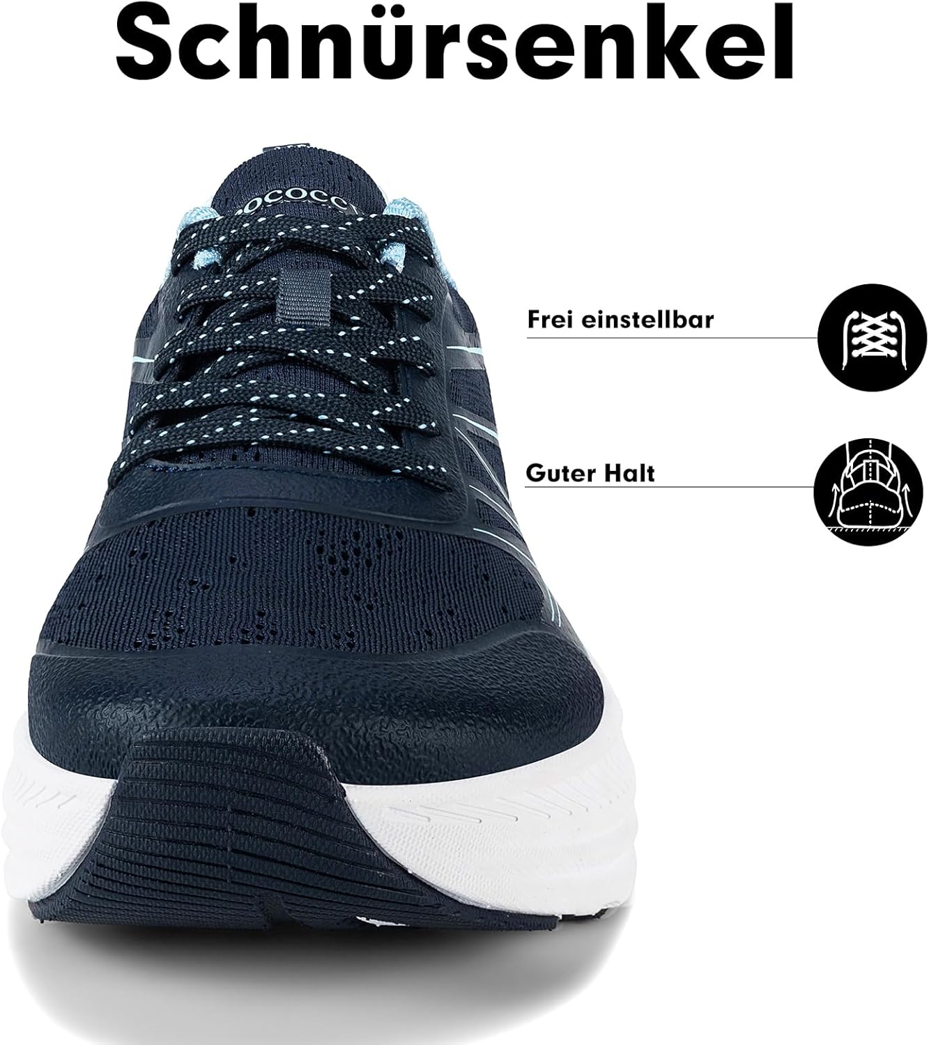Thumbnail 4 de Geococcyx Herren Sportschuhe Sneaker mit breiter Zehenbox – atmungsaktiv, rutschfest, Gr. 39–46