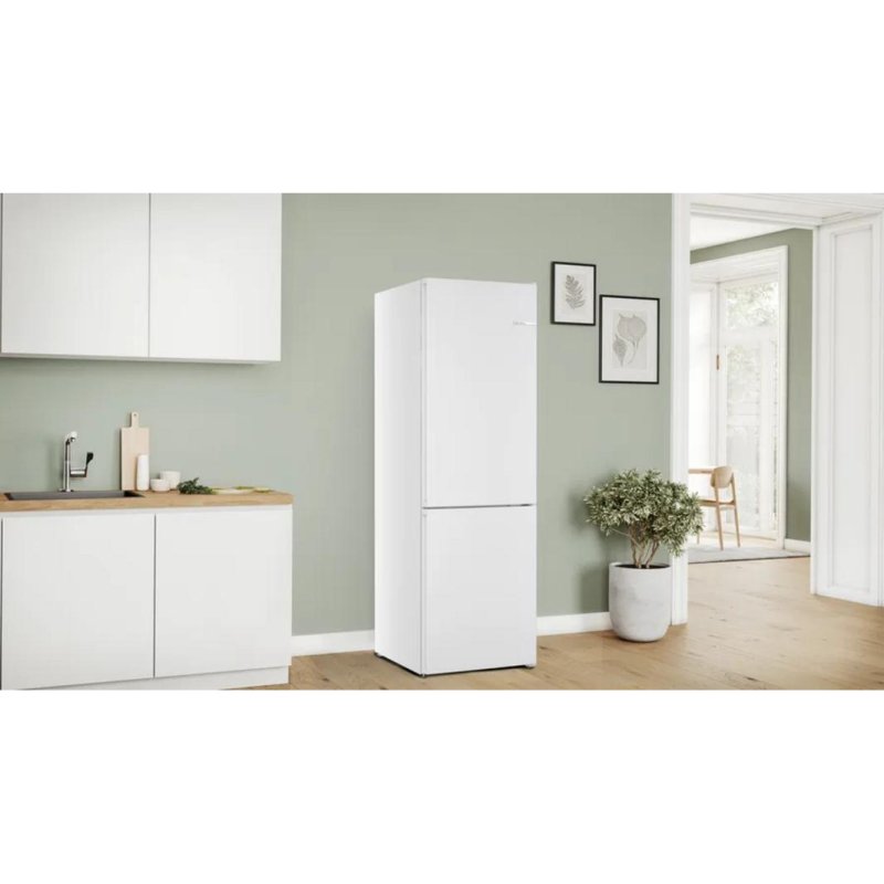 Detalle 2 de Bosch KGN362WCF: Frigorífico Combi Total No Frost, 186 cm, 321 L, Blanco