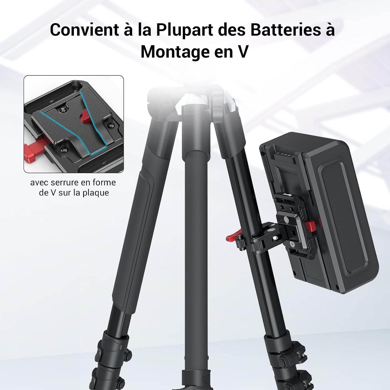 Detalle de SMALLRIG 2989 plaque batterie V 15–30 mm