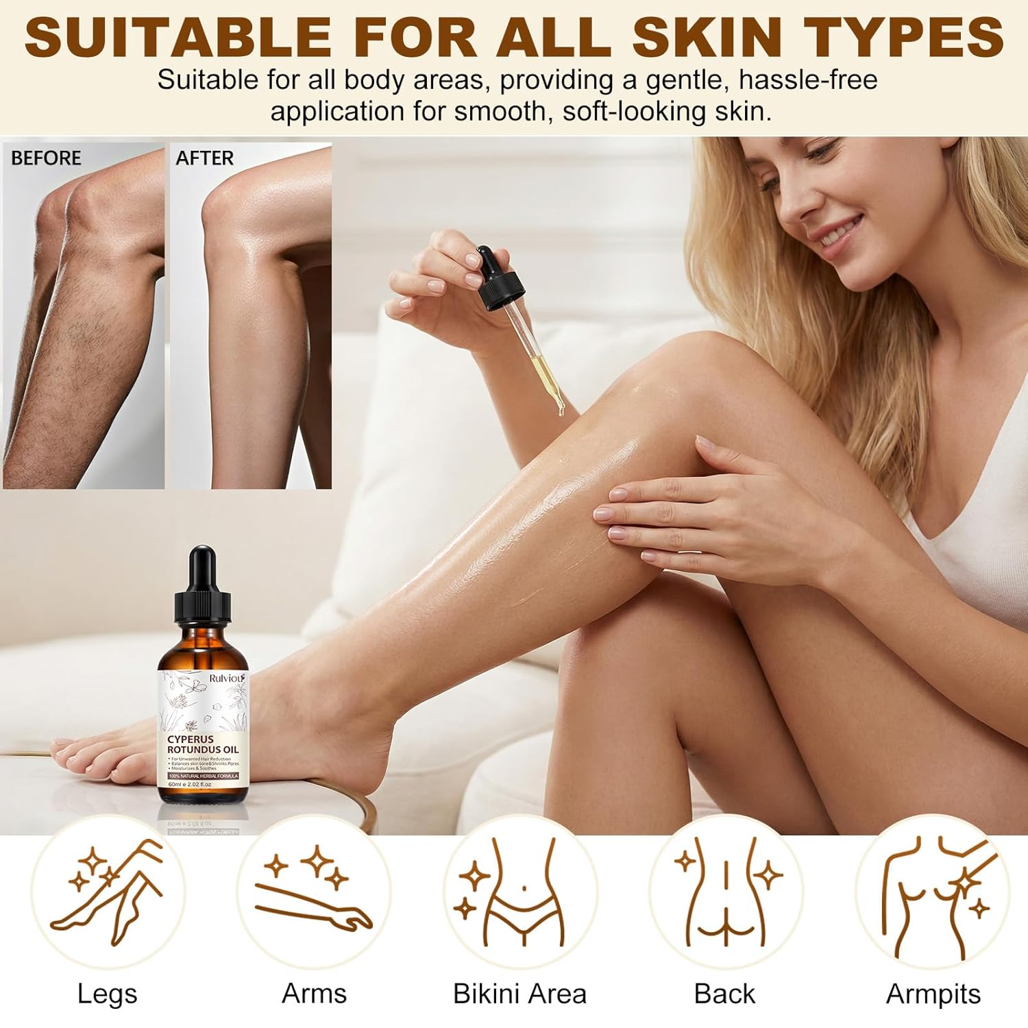 Thumbnail 5 de Rulviou Cyperus Rotundus Oil 4 fl oz