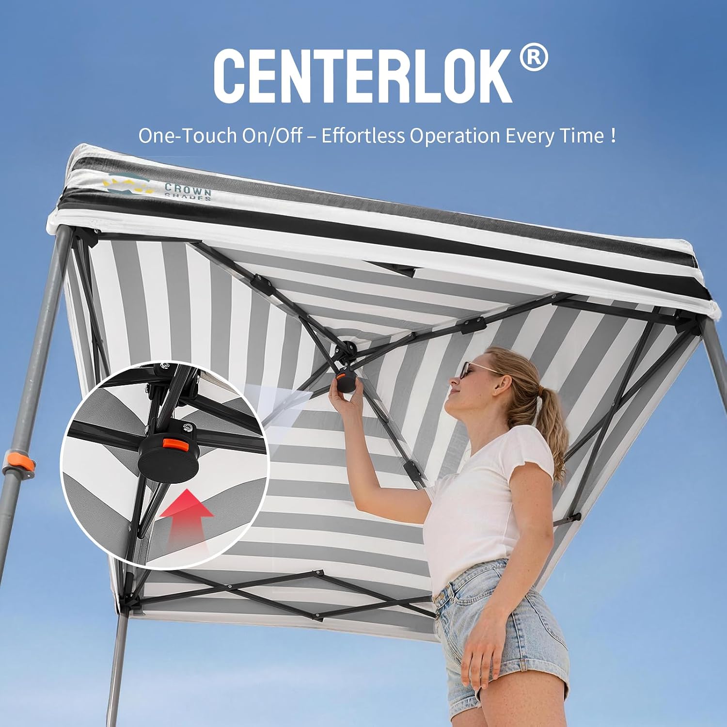 Detalle de CROWN SHADES Pop-Up Changing Tent 4x4