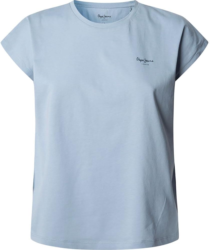 Detalle de Pepe Jeans Blooma T-Shirt Donna – semplicità casual con tocco di stile