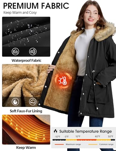 Thumbnail 4 de Xnova Parka femme hiver imperméable ⚙