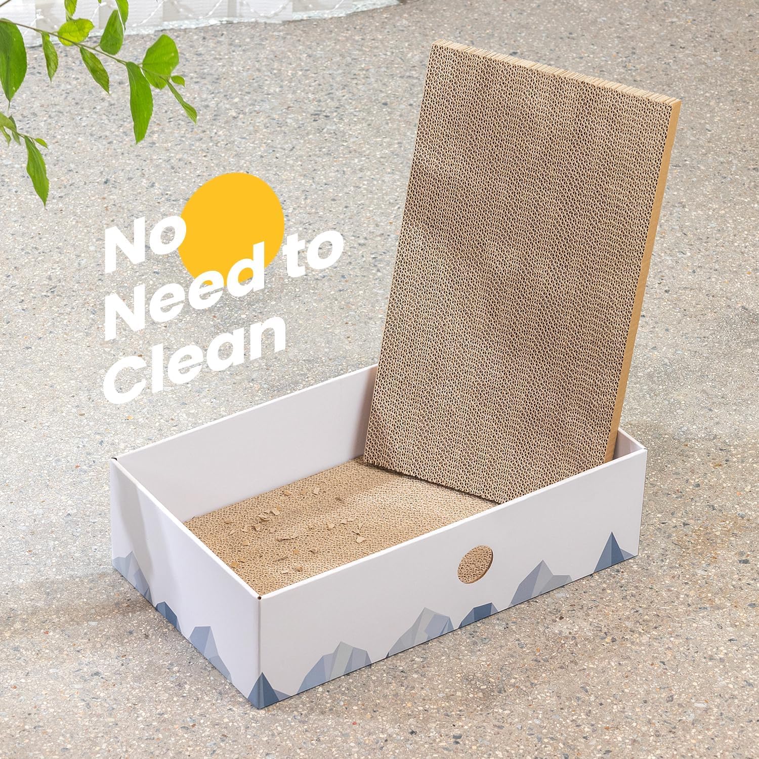 Detalle de Cat scratching board for indoor cats 41x24cm