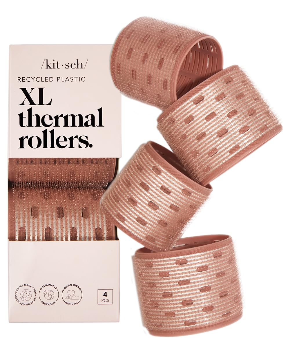 Detalle de Kitsch XL Ceramic Thermal Rollers 4pcs ๐